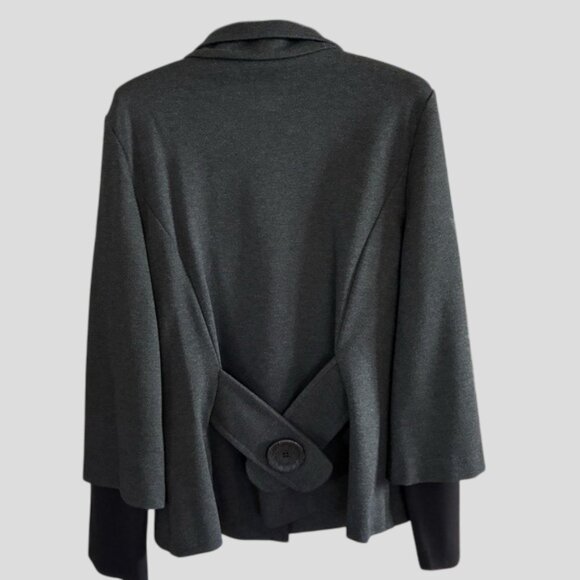 Joseph Ribkoff Dark Grey Jacket Style 183357 - Picture 6 of 15